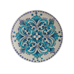 piatto murale celeste e blu